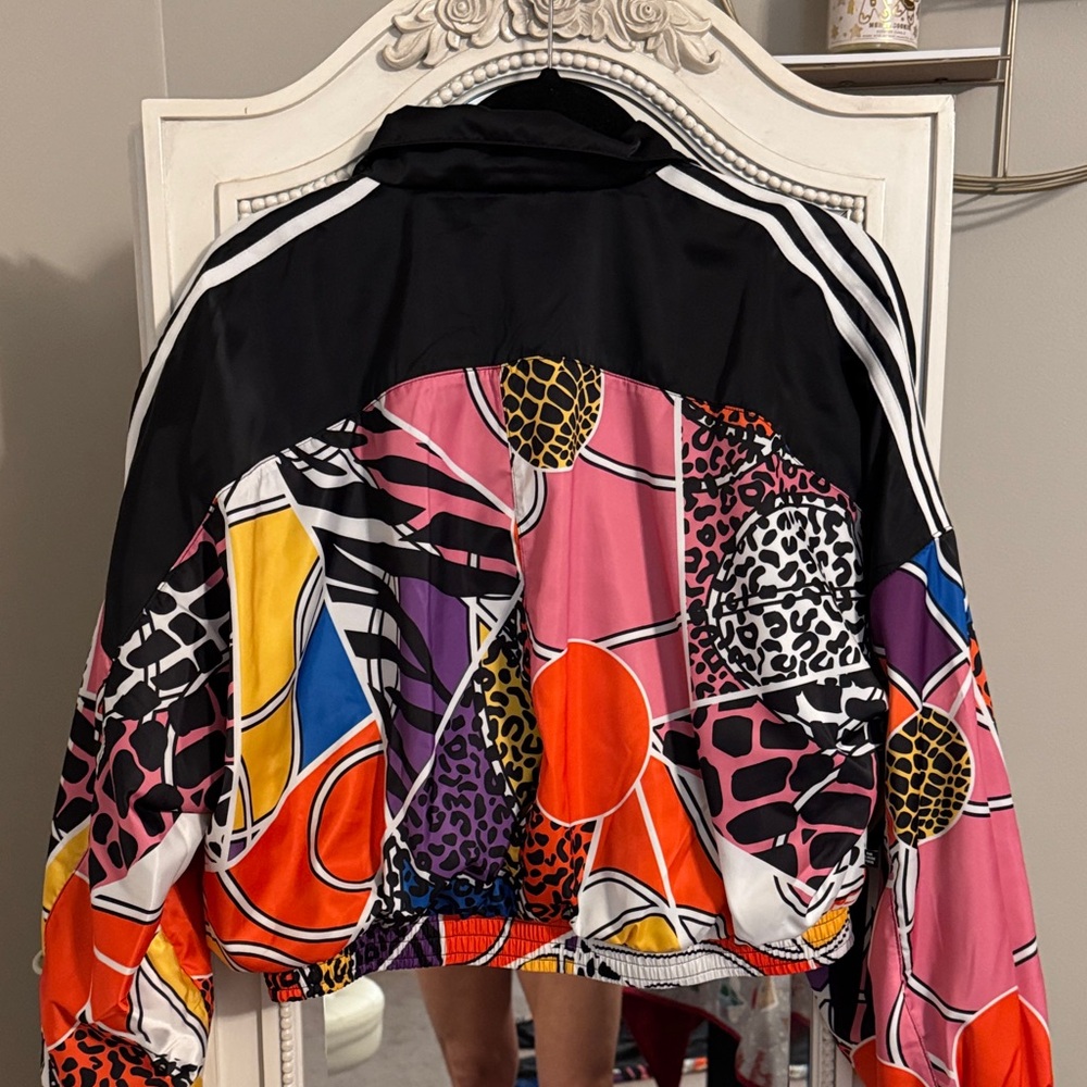 Adidas Women's Colorful Graphic Bomber Jacket - Picture 5 of 5